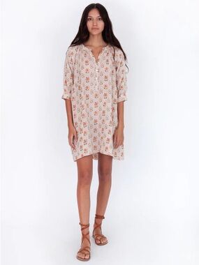 Matta Shireen Myra Light Pink Floral Blush Dress